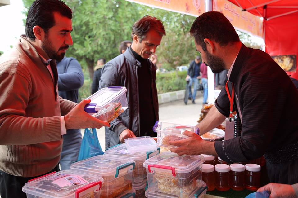Dozens of beekeepers participated in Sulaimani honey festival, Nov. 8, 2018. (Photo: Ibrahim Fatah)